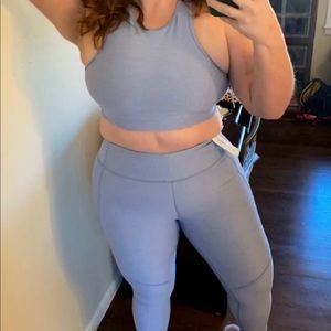 Outdoor voices lavender workout set XL